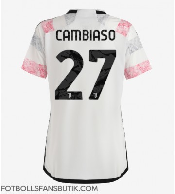 Juventus Andrea Cambiaso #27 Replika Bortatröja Damer 2023-24 Kortärmad